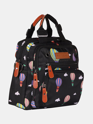 Flying Dream Mini Diaper Backpack- Black