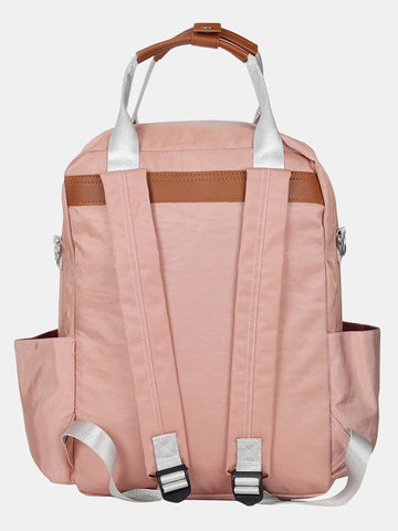 Pretty Pastel Peach Diaper Bag