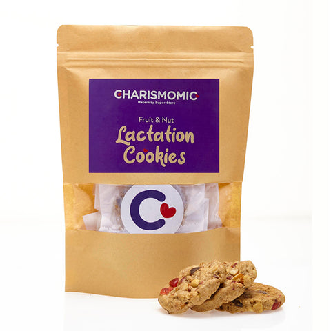 Fruit & nut Lactation booster cookie, with 20 + Natural ingredients, includes Shatavari herb and oat meal for Boosting Milk Supply