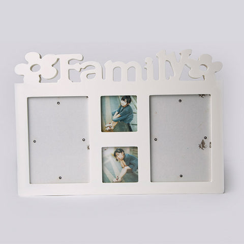 Impressions – Family Themed Clay Frame(white)