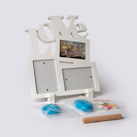 Impressions - Love Themed Clay Frame (Blue)